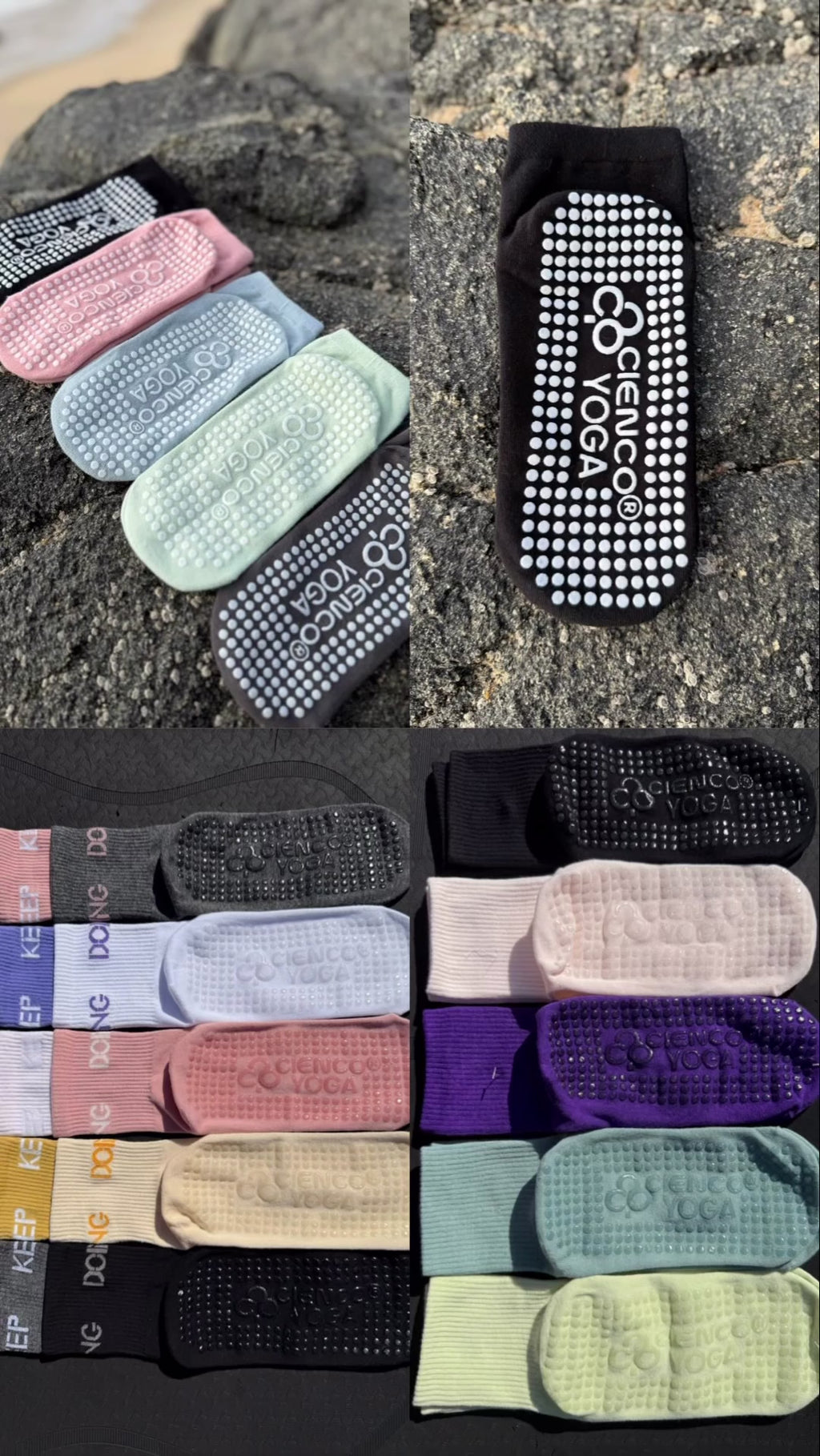 PACKS MAYORISTA Calcetín Corto, Mediano y Largo ❤️(Yoga-Pilates)Surtidos